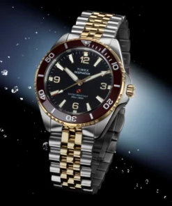 Timex Deepwater Arctic TW2Y64700, 40,5 mm, wersja dwukolorowa — w bryzgach wody