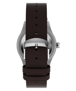 Timex Pan Am Waterbury GMT TW2W97300 39 mm niebieska tarcza skórzany pasek — widok 3