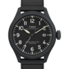 Timex Waterbury Ace TW2Y18900 41 mm czarna tarcza skórzany pasek — widok 1