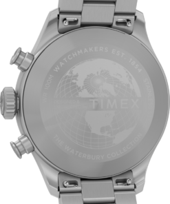 Timex Waterbury Ace Chronograph TW2Y19100 41 mm zielona tarcza bransoleta — widok 5