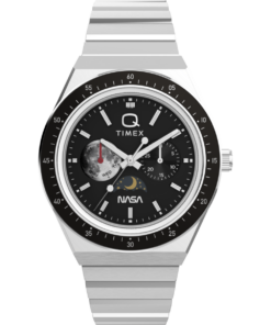 Q Timex NASA TW2Y56700 40 mm czarna tarcza bransoleta — widok 1