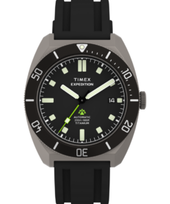 Timex Expedition Pioneer Titanium Automatic TW2Y63600 41 mm tytan pasek HNBR — widok 1