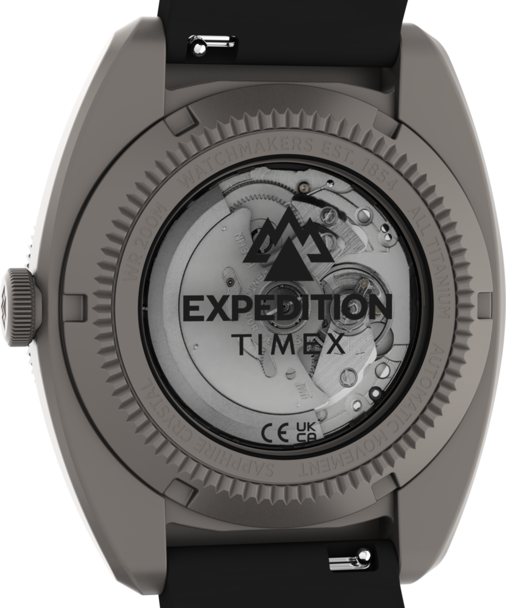 Timex Expedition Pioneer Titanium Automatic TW2Y63600 41 mm tytan pasek HNBR — widok 5