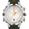 Timex Expedition Tide-Temp-Compass TW2V22200 45 mm kremowa tarcza zielony silikonowy pasek